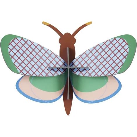 Studio ROOF Ornament, Bastel-Set, 3D Wandobjekt - Gitterschmetterling (1/3)