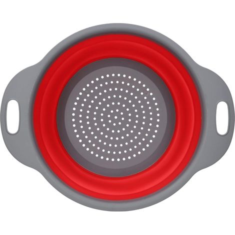 1 Passoire Pliable, Silicone Résistant Chaleur, Compacte Pour Pâtes Légumes
