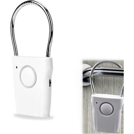Détecteur d'ouverture alarme 120dB – Capteur de porte et fenêtre avec mode induction – Alimentation 3 piles AAA – Sécurité maison (1/5)
