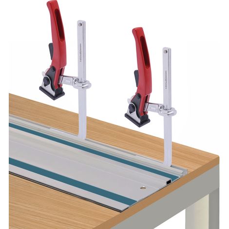 2pcs Tischklemme Holzbearbeitungsklemme Tischhalterung Ratschenklemme 160x60 mm
