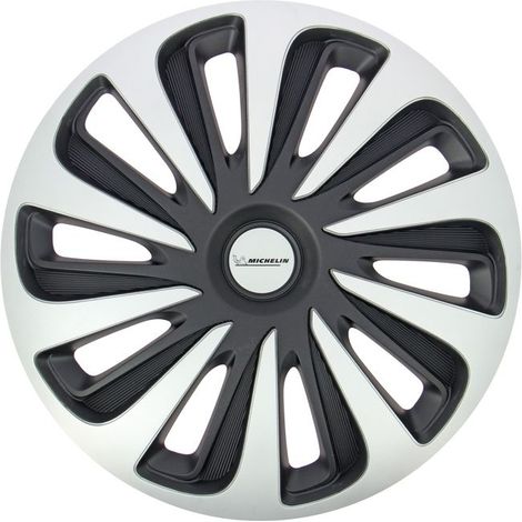 "Verzierung - MICHELIN - NVS 3D Schwarz - 14'' - Carbon Edition - Reflektierendes NVS-System"