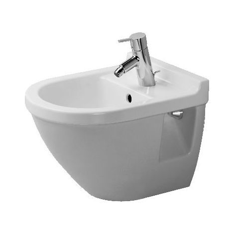 Duravit bidet mural Starck 3 Compact 47,5cm, Coloris: Blanc avec Wondergliss - 22311500001 (1/2)