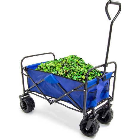 Foldable Garden Trolley Cart Wagon Truck Barrow 100kg BMC Outdoor Heavy Duty (1/3)