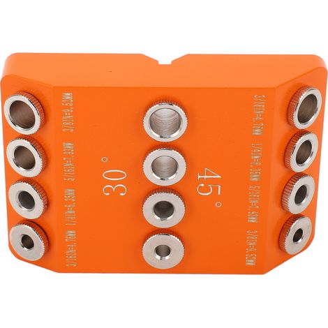 Guide de Perçage Anglé en Alliage d'Aluminium 30 45 90 Degrés pour Escaliers et Main Courante en Bois (1/5)