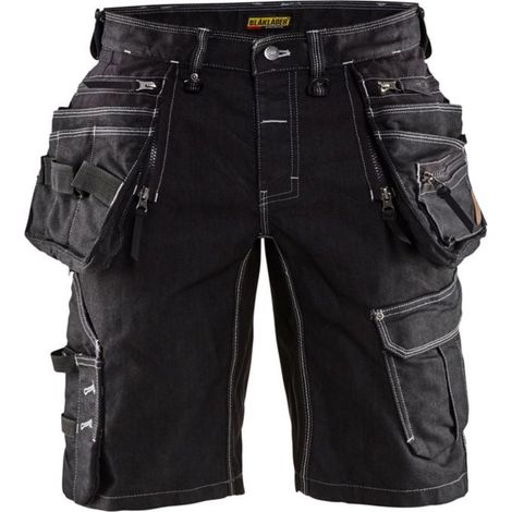 Short X1900 artisan Stretch 1992 Noir Blaklader - 199211419900C 48