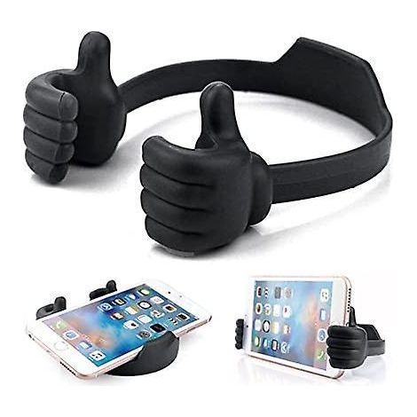 (Schwarz) Daumen hoch Tisch-Handyhalterung, universelle flexible Tisch-Handyhalterung, Handy-Tischständer für iPhone, iPad, Samsung (1/5)