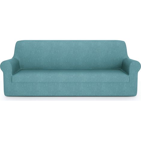 Housses de Canapé, Housse de Canapé Extensible, Housse de Fauteuil, Housse Canapé 2 Places, Protection Canapé, Turquoise (1/5)