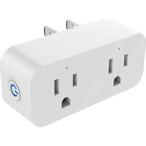 Tuya WiFi Mini Smart Plug 16A mit Timer und Fernbedienung, Dual US-Stecker (1/5)