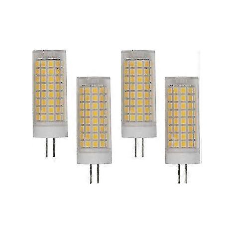 Ampoule LED G4 10 W à intensité variable (équivalente à une ampoule halogène 100 W), blanc chaud 3000 K, idéale pour le salon et la chambre. (1/2)