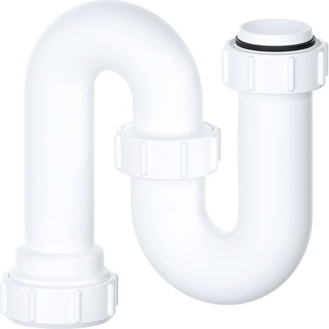 EASI-FLO 32mm 1¼ Swivel 'S' Trap Pipe (1/2)