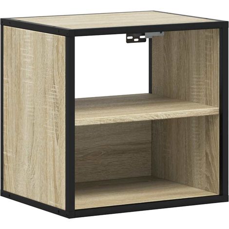 Maison Exclusive - Wand-Nachttisch Sonoma-Eiche 40x31x39,5 cm