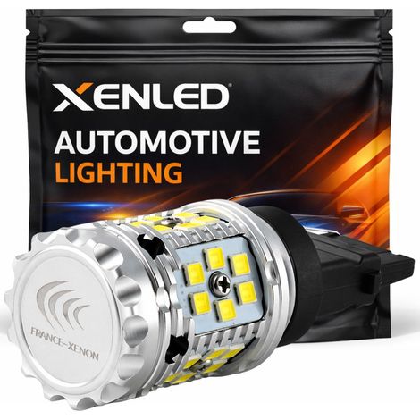 1x AMPOULE P27W XENLED V2.0 30 LED EPISTAR - CANBUS PERFORMANCE - BLANC - LED PUISSANTE (1/5)