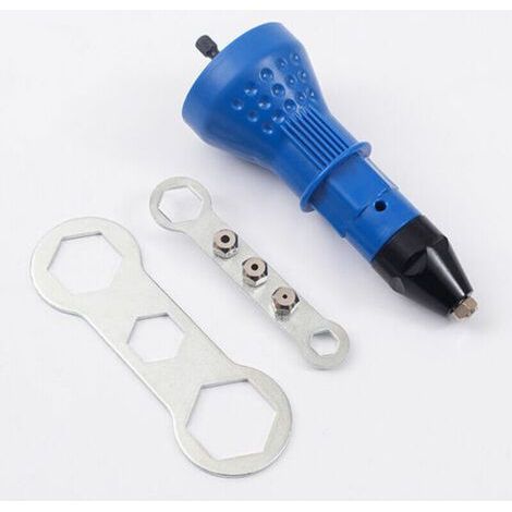 Rivet gun for cordless electric drill - Cordless riveting tool - Rivet drill adapter (1/5)