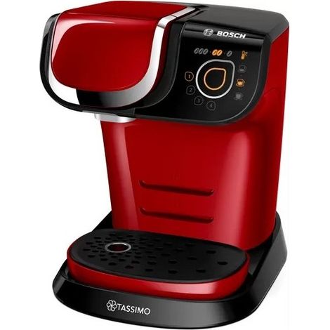 BOSCH - TAS6503 - Máquina de café TASSIMO multi-bebidas - Depósito de agua 1,3L - Apagado automático - Rojo (1/5)
