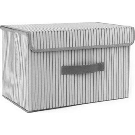 Boîte De Rangement Pliable Avec Couvercle - Boîte De Rangement Pour Jouets Et Vêtements - 40 X 30 X 30 Cm - 1 Pièce (1/5)