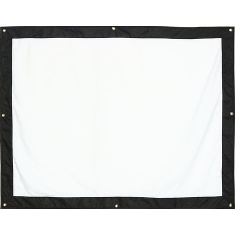 72 Zoll 4:3 Mattweiße Indoor-/Outdoor-Projektionsleinwand für Heimkino (1/4)