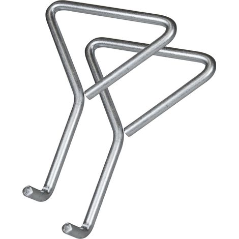 Faithfull Chiavi per tombini (coppia), estremità a O piegata (diametro 10 mm, profondità 25 mm), zincate per impieghi gravosi - 200 mm (1/5)