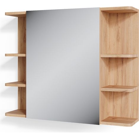 Badspiegelschrank Fynn, Eiche, 79.6 x 64 cm, Vicco (1/5)