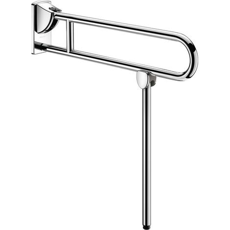 Poignée relevable avec béquille en inox, diamètre 32 mm, longueur 850 mm - Delabie (1/2)
