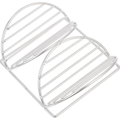 1 Support à Tacos, Acier Inoxydable 304, Taille Moyenne, Porte-Tacos Cuisine, Pour Burritos Tortillas Crêpes, Maison Restaurant