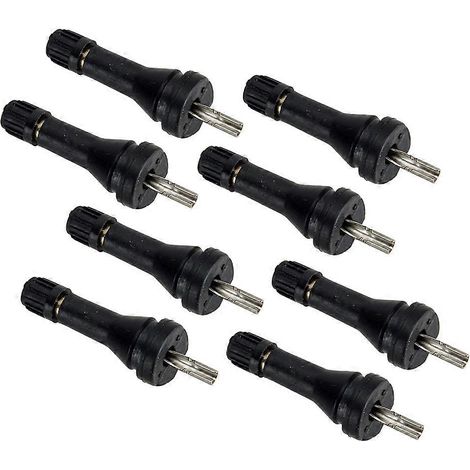 Lot de 8 valves de capteur de pression des pneus TPMS pour Fiat, Chrysler, Peugeot, Nissan, Mitsubishi, Renault et Jeep