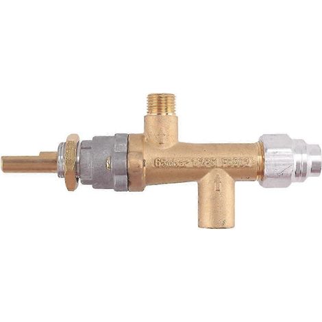 Vanne de commande principale en laiton pour chauffage de terrasse avec orifice pilote, compatible avec les brûleurs à gaz basse pression pour terrasse (js) (1/5)