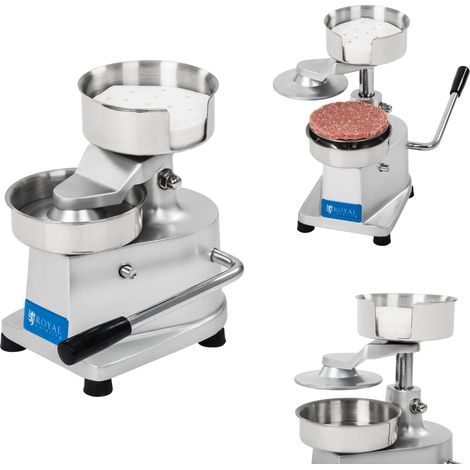 Pressa Per Hamburger Burger Manuale Machina Inox 10 Cm Professionale Bbq Party (1/5)