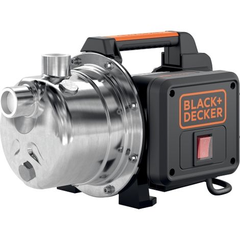 Black & Decker – Pompe autoamorçante pour eaux claires – Moteur 800W – Débit max. 3500 l/h – Hauteur d'élévation max. 38 m – Profondeur d'aspiration 8 m - BXGP800XE (1/3)