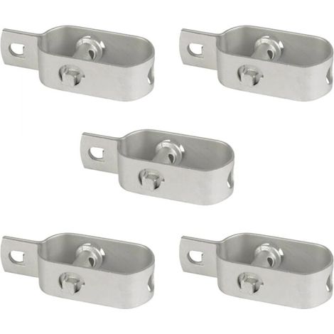Lot de 5 tendeurs en acier galvanisé N°2 pour fil de grillage ou autre (1/4)