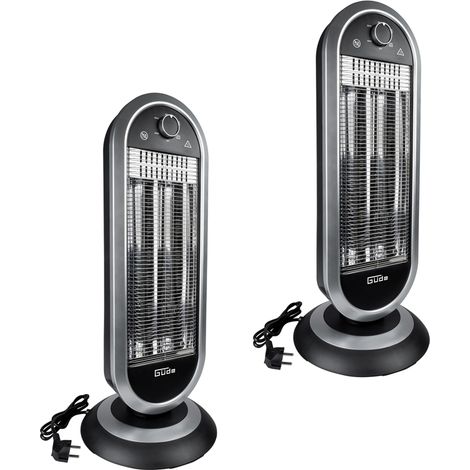 Güde 2x Infrarot Heizstrahler GIH 900 Heizgerät 900 W Heizleistung 20 m³