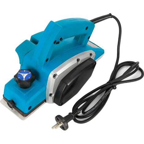 Raboteuse électrique, profondeur réglable, haute efficacité, Bleu (1/2)