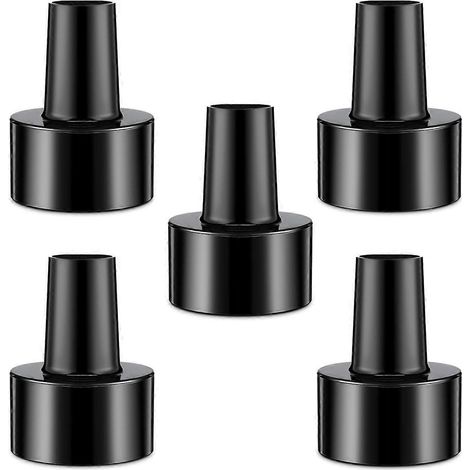 5 Stück WS25011A 2-1/2-Zoll auf 1-1/4-Zoll Universal-Vakuumschlauchadapter - Schwarz -