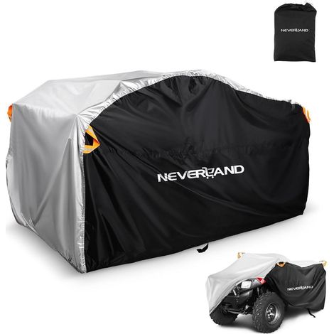 Quad Abdeckplane XXXL wasserdicht, wendbar, winddicht, schwarz/silber (1/5)