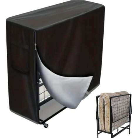 Housse de lit pliante, housse pour organisateur d'équipement de sport de garage,Housse de lit pliante Oxford 210D imperméable Housse de lit pliante de voyage, housse de rangement pour lit pliant a (1/4)