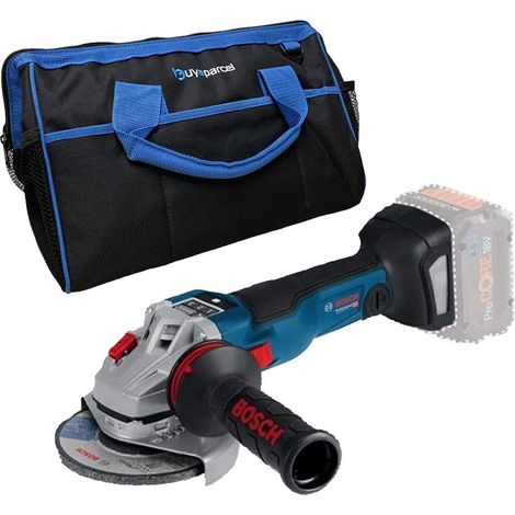 Bosch GWS V-10 115mm Brushless Cordless 18v Angle Grinder + 16"" BAP Shoulder Bag (1/5)