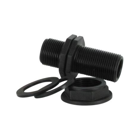 Trop-plein cuve - Mâle 3/4'' Pas gaz (20x27 mm) - Version longue (1/4)