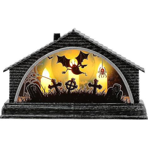 1 Stück kleines Hausornament als Halloween-Geschenk (1/3)