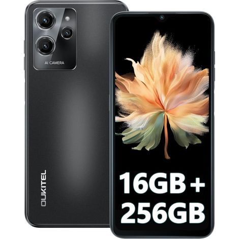 OUKITEL C32 Pro: 16GB RAM, 256GB ROM, batteria 5150mAh, Android 12, display HD+ 6.52", fotocamera 20MP e molto altro