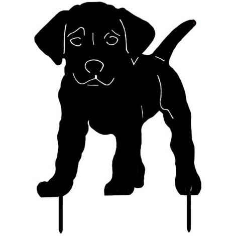 Puppy Yard plug - in, signe de pelouse extérieure, décoration de jardin de jardin à la maison (1/5)