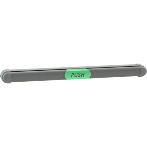 Barre d'appel antipanique push contact longueur 834 mm argent - ANTIPANIC