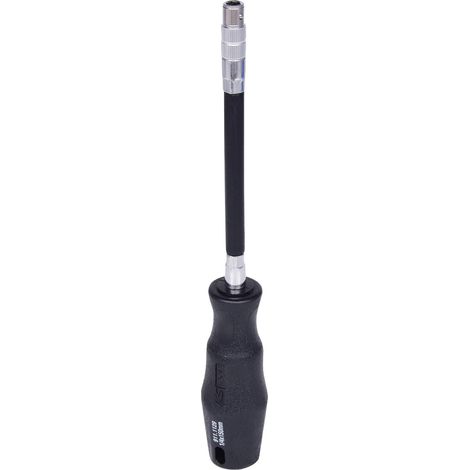 Kstools – Tournevis porte-embout flexible 200mm – Porte-embouts hexagonal 1/4' – Prise en main confortable – Couple de serrage limité (1/4)
