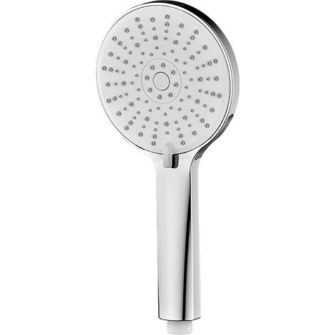 Douchette à main, grand panneau de 12 cm (4,7 pouces), pommeau de douche à main économe en eau, 5 jets réglables (1/2)