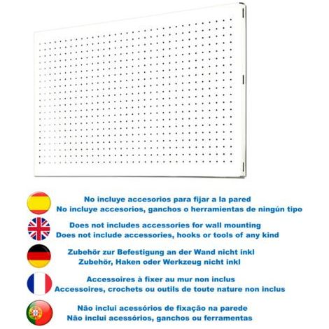 PANEL PERFORADO 900X400MM BLANCO