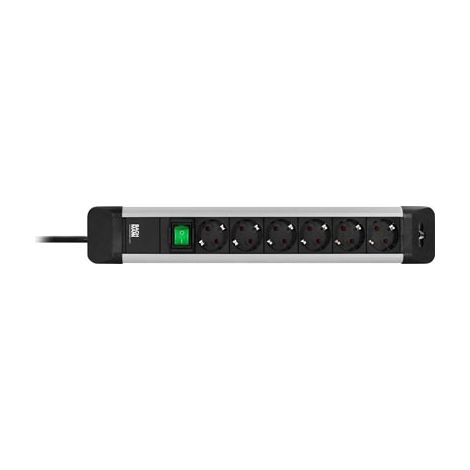 Bachmann Connectus 6AC outlet(s) 2m Nero protezione da sovraccarico (1/2)