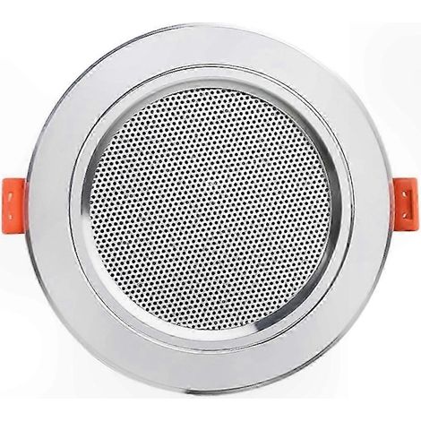 Haut-parleur de plafond de 3 pouces et 10 watts résistant à l'humidité, idéal pour la musique d'ambiance dans la salle de bain. (1/5)