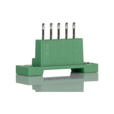 Bornier enfichable Phoenix Contact, DFK-MSTB 2.5/ 5-G-5.08, 5 pôles , 5.08mm 1 rangée, Angle droit