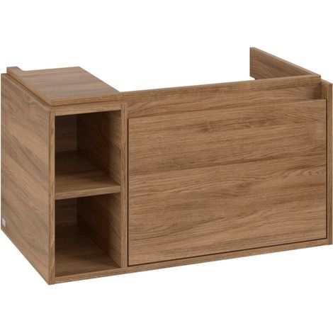 Villeroy & Boch Skyla Waschtischunterschrank 77,2 x 43,6 cm, 1 Auszug, Stauraum links