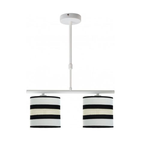 FABRILAMP Karla Lampe Weiß/Beige dimmbares Modell