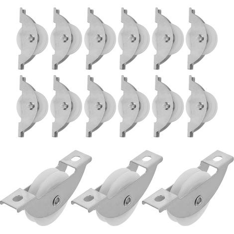 silencieuses en nylon pour portes de placard coulissantes