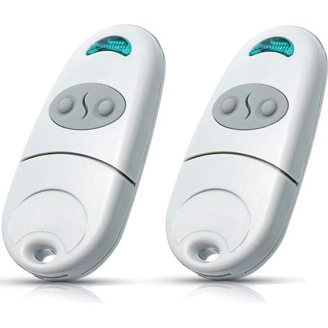 QAZQA Télécommande Universelle Portail, Came Top 432NA Lot de 2 Telecommandes Portatives 433, Compatibles avec télécommande de Porte et de Garage Top432EV/432/432EE/432A /432M/432S T432/CAME 432,433.9 (1/5)